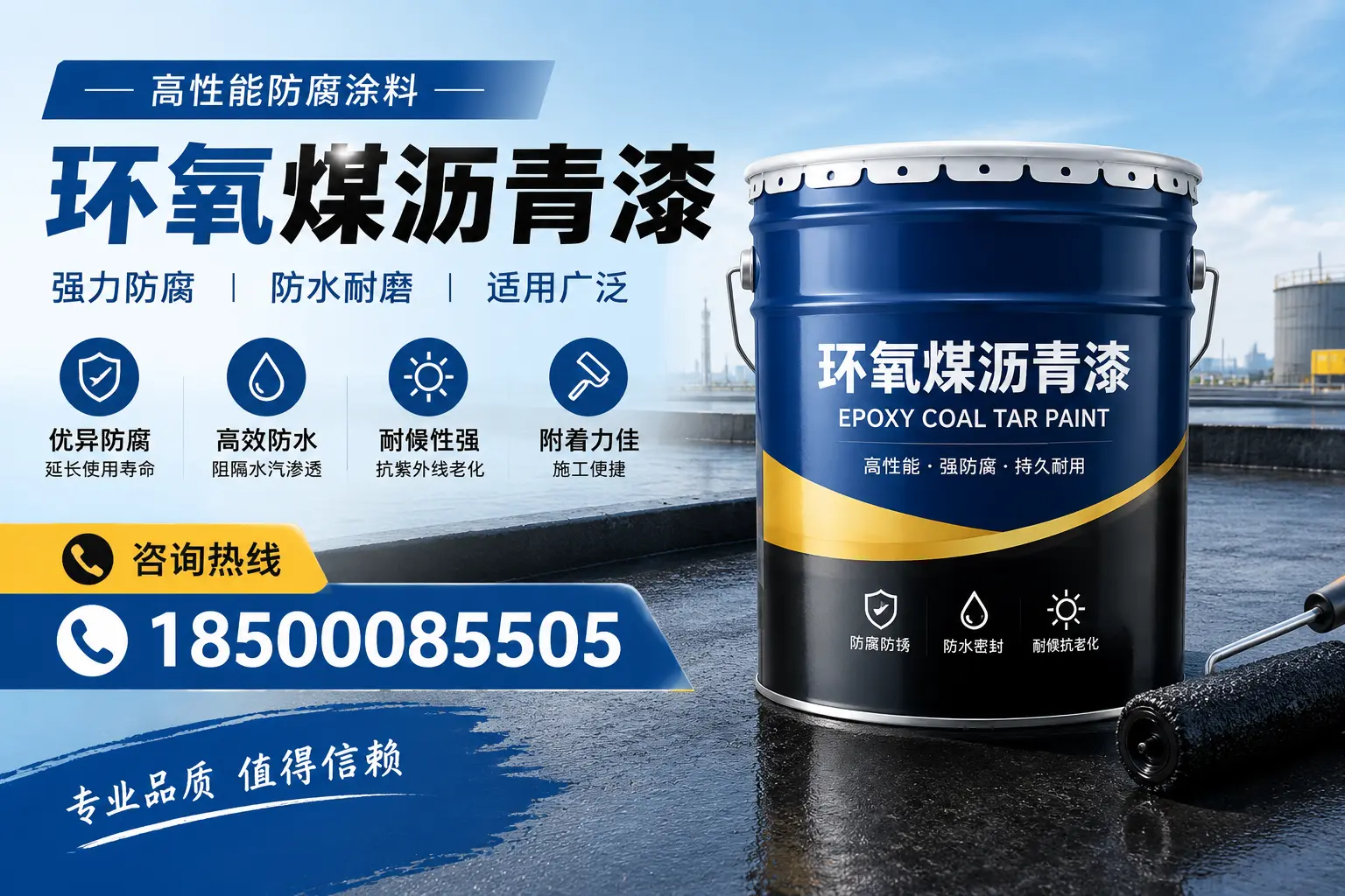 环氧煤沥青漆的主要成分与功能，普洱用户深度了解